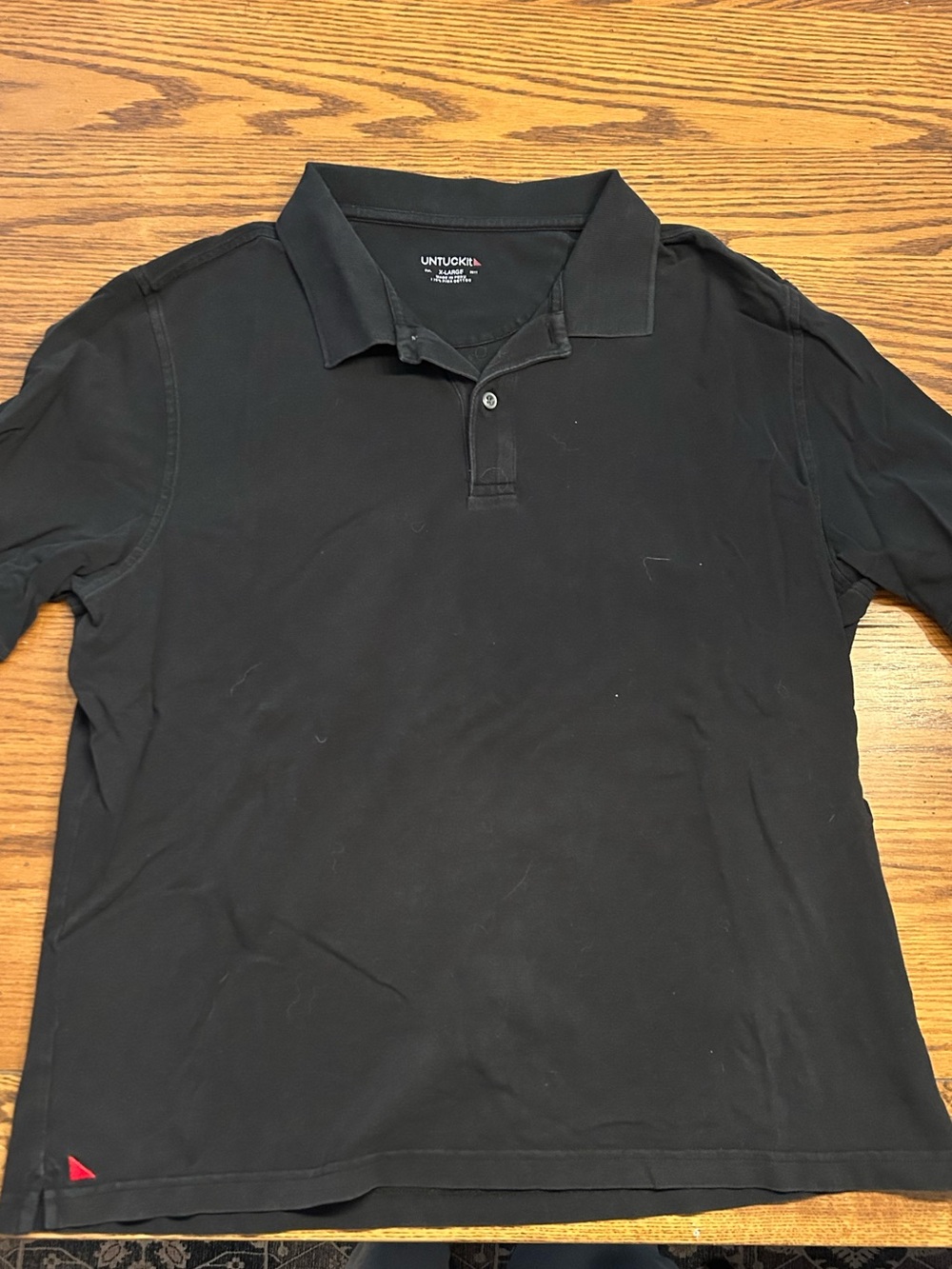 UNTUCKit Black Men's Polo Shirt - Short Sleeve